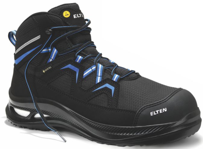 ELTEN Sicherheitsstiefel FRY XXG Pro GTX black-blue MID ESD 53 HI Cl