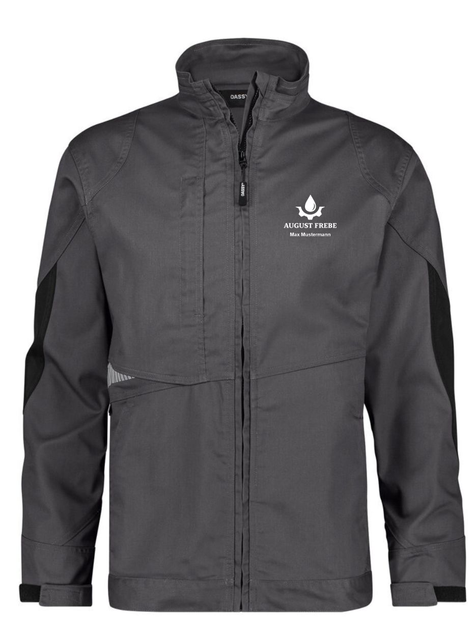 Arbeitsjacke ATOM Anthrazitgrau/schwarz