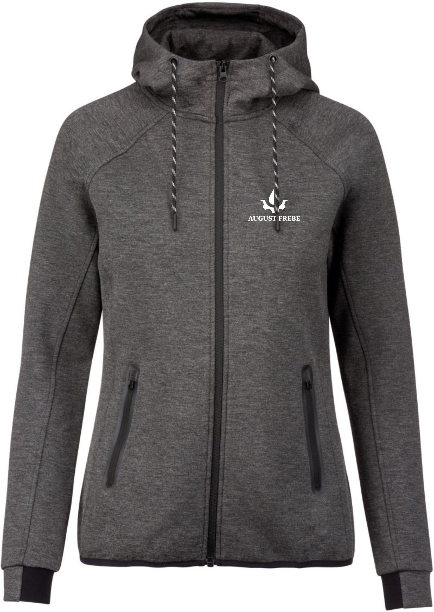 Damen Trainingsjacke Kariban dungekgrau